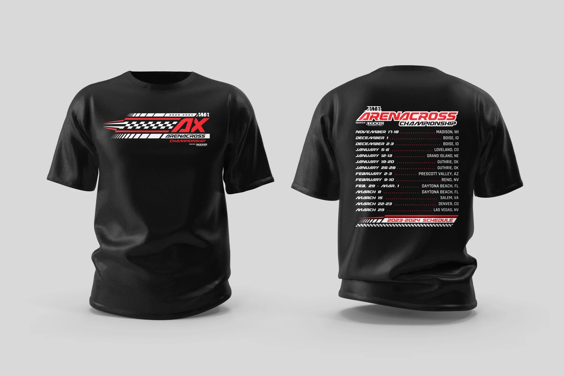 Event tee front and back